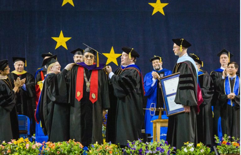 Trimble Gilbert Receiving Honorary Degree