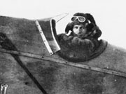 Carl Ben Eielson in the mail plane