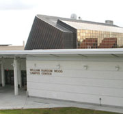 Wood Center as it is viewed from Yukon Drive. Photo: UAF Rasmuson Library, Photo Archives