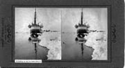 Unloading on the Ice Pack, June 3. Ernst Stereo Views