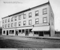 Nordale Hotel. University of Alaska Fairbanks Archives, Albert Johnson Photograph Collection
