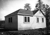 Doctor's house in Palmer, 1936. Photo: University of Alaska Anchorage Consortium Library, Archives & Special Collections, C. Earl Albrecht Papers