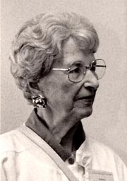 Audrey Loftus on a visit to the UAF campus in 1992. Photo by Cal White, UAF Alumni files