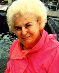 Helen Atkinson downtown in the 1980s. Photo: Atkinson Collection