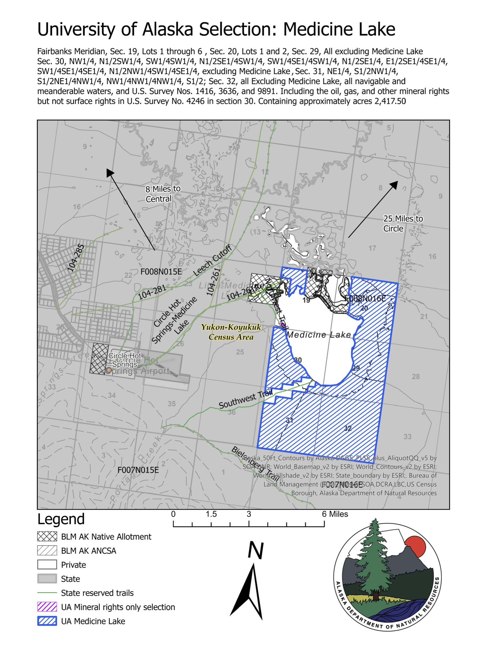 Medicine Lake PN map
