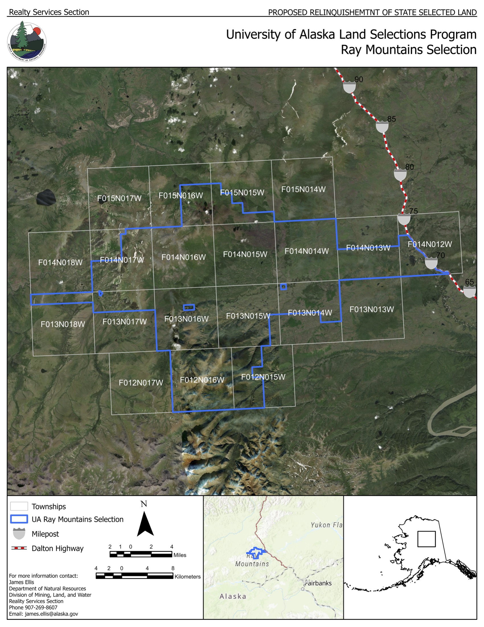 Ray Mountains PN map