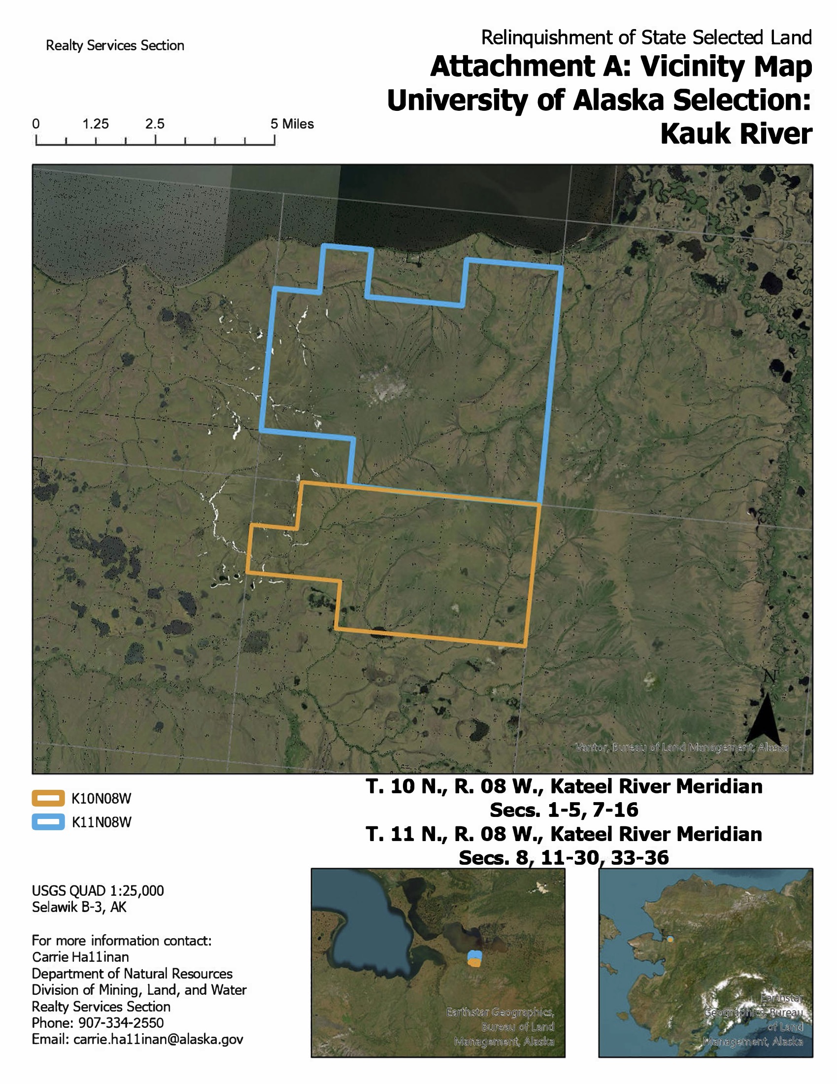 Kauk River map public notice