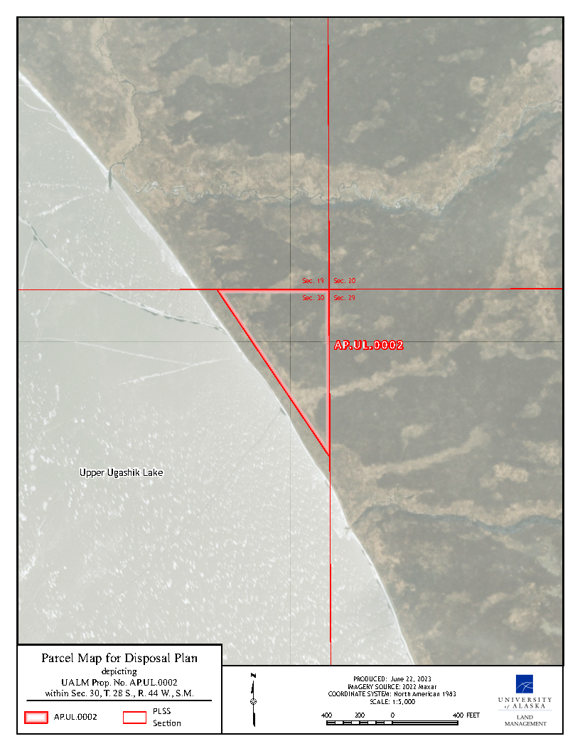 Ugashik Lake Photo Map